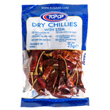 Buy cheap Top-op Chillies Whole With Stem 25g Online