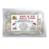 Buy cheap Aac & Co Frozen Salt Fish Skinless And Boneless 250g Online