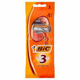 Buy cheap Bic Sensitive 3 Shaver 4pcs Online
