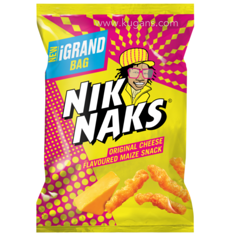 WALKERS NIK NAKS CHEESY 125G