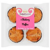 Buy cheap Cake Busket Blueberry Muffins 4pcs Online