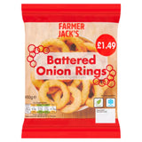 Buy cheap Farmaer Jacks Battered Onion Rings 450g Online