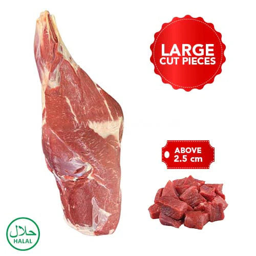 Fresh Mutton Leg Large Cut
