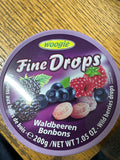 Buy cheap Woogie Fine Drops Wildberres 200g Online