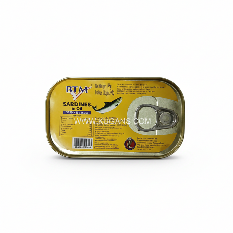 BTM SARDINES IN OIL 125 G