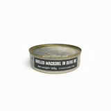 Buy cheap Brivais Vilnis Grilled Mackerel In Olive Oil 160 G Online