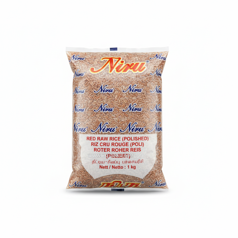 NIRU RED RAW RICE POLISHED 1KG