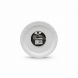 Buy cheap Dina Round Plastic Plates 50s Online
