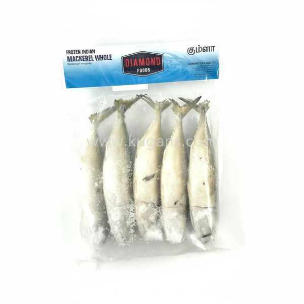 Diamond Indian Mackerel Whole - 1kg
