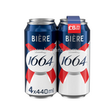 Buy cheap Kronenbourg  1664 Bière Premium Lager 6 × 440ml Online