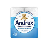 Buy cheap Andrex Clssic Clean 4s Online