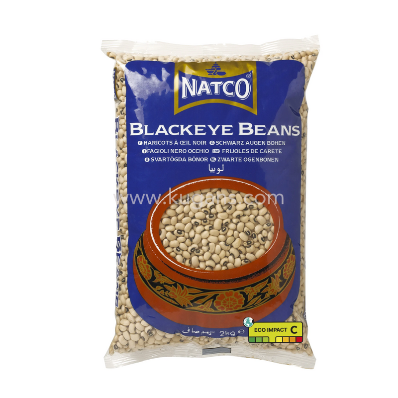 NATCO BLACK EYE BEANS 2KG
