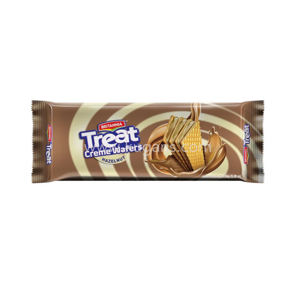 Britannia Treat Creme Wafers Hazelnut - 150g