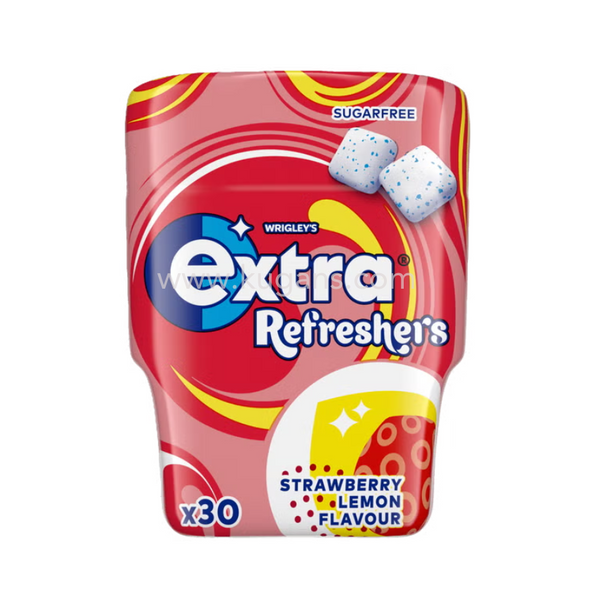 Extra Refreshers Straw Lemon 30pcs