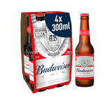 Buy cheap Budweiser 300ml 4pack Online