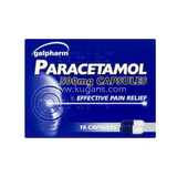 Buy cheap Galpharm Paracetamol Capsules 16pcs Online