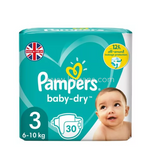 Buy cheap Pampers Baby Dry Size 3 30pcs Online
