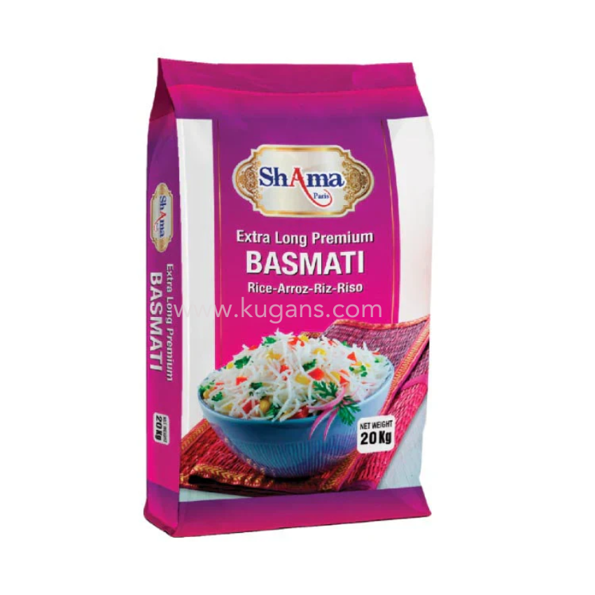 Sham Rice Shama Long Basmati Rice 20kg–Kugans.com