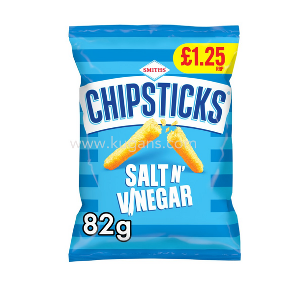 Smiths Chipsticks Salt'n Vinegar 82g–Kugans.com