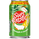 Buy cheap Sun Exotic Pineapple  Coconut 330ml Online