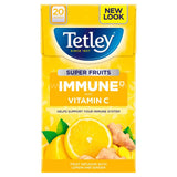 Buy cheap Tetley Ginger Lemon Immune Vitamin C 20pcs Online