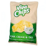 Buy cheap Viva Chips Sour Cream & Dill 100g Online