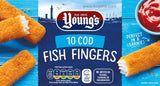 Buy cheap Youngs 10 Cod Fish Fingers 250g Online