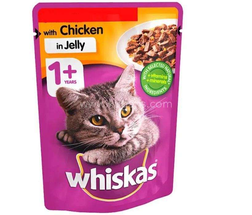 Buy cheap WHISKAS POUCH CHICKEN IN JELLY Online