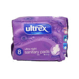 Buy cheap ULTREX SANITARY PADS NIGHT 8S Online