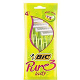 Buy cheap Bic Pure 3 Aloe Vera Razor 4s Online