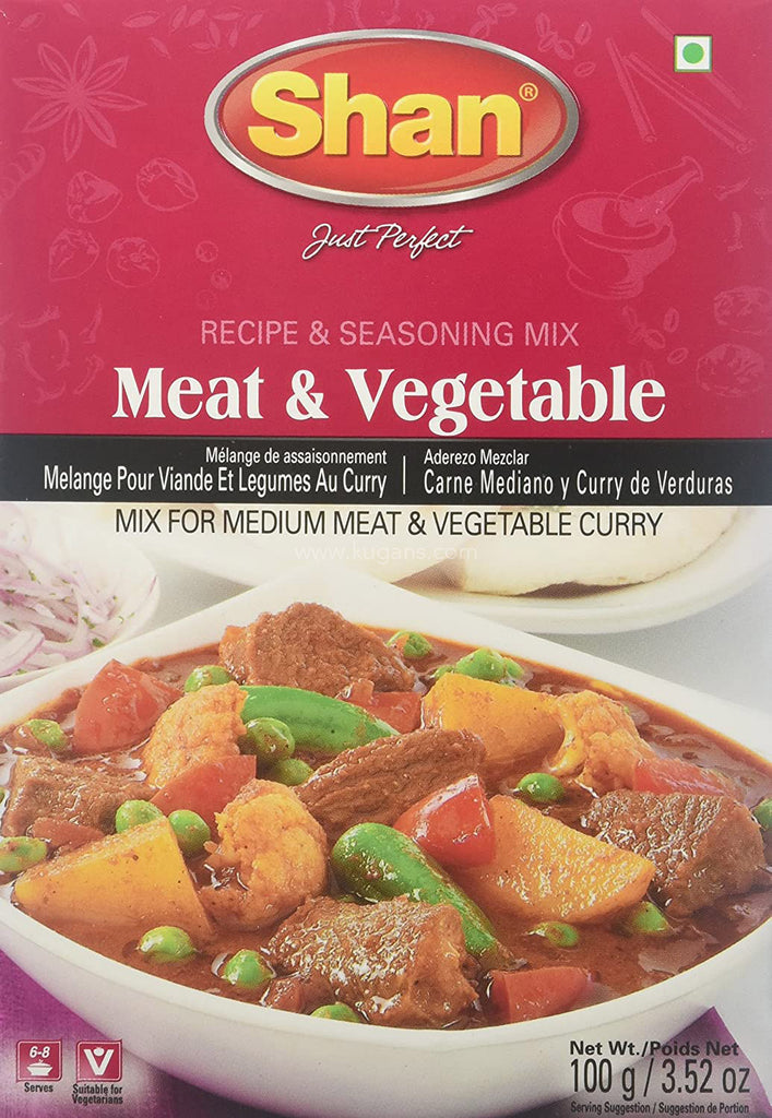 Buy cheap SHAN MEAT & VEGETABLE MIX 100G Online