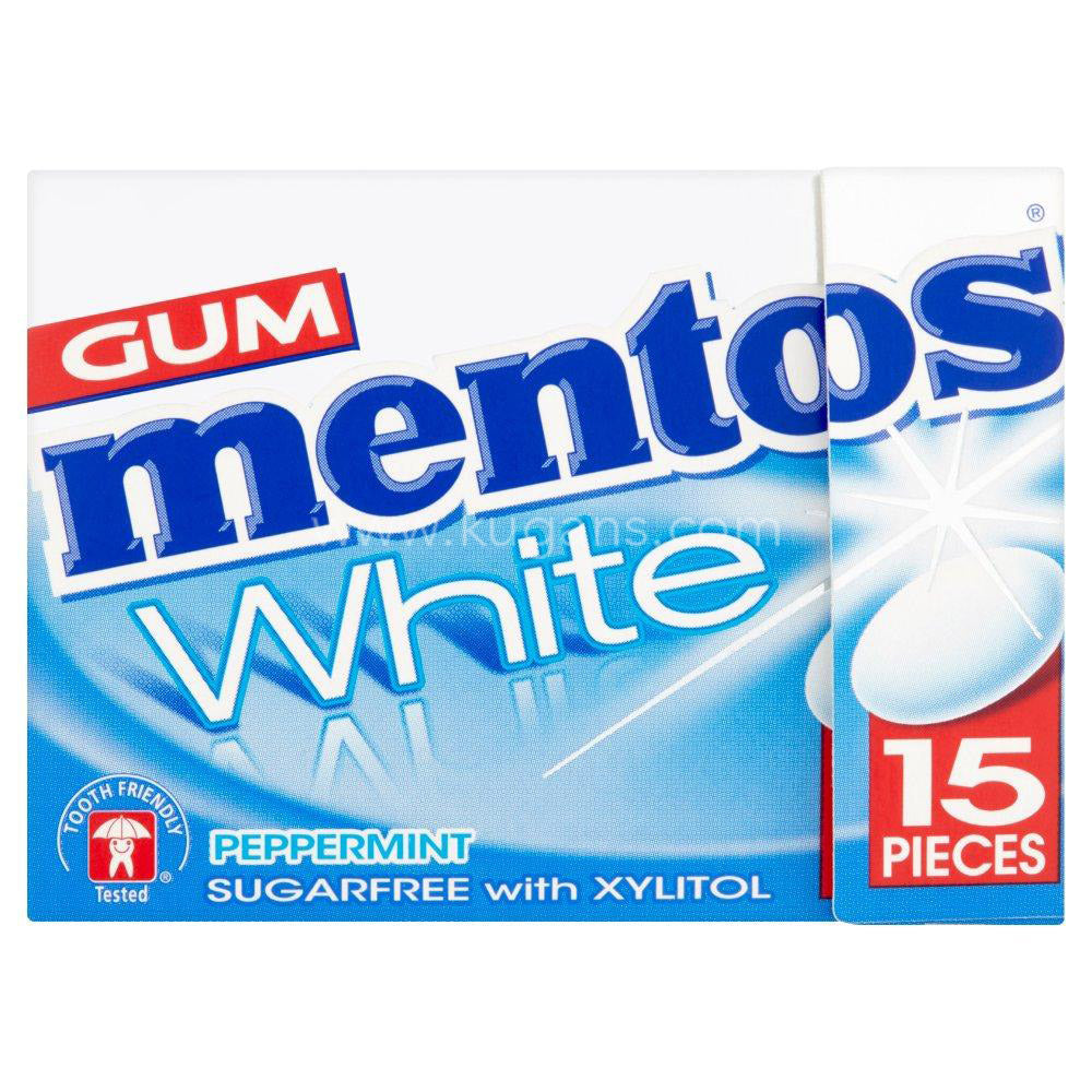 Buy cheap MENTOS WHITE PEPPERMNT 15PCS Online
