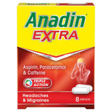 Buy cheap Anadin Extra 8pcs Online