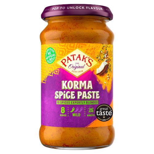 Buy cheap PATAKS KORMA CURRY PASTE 290G Online