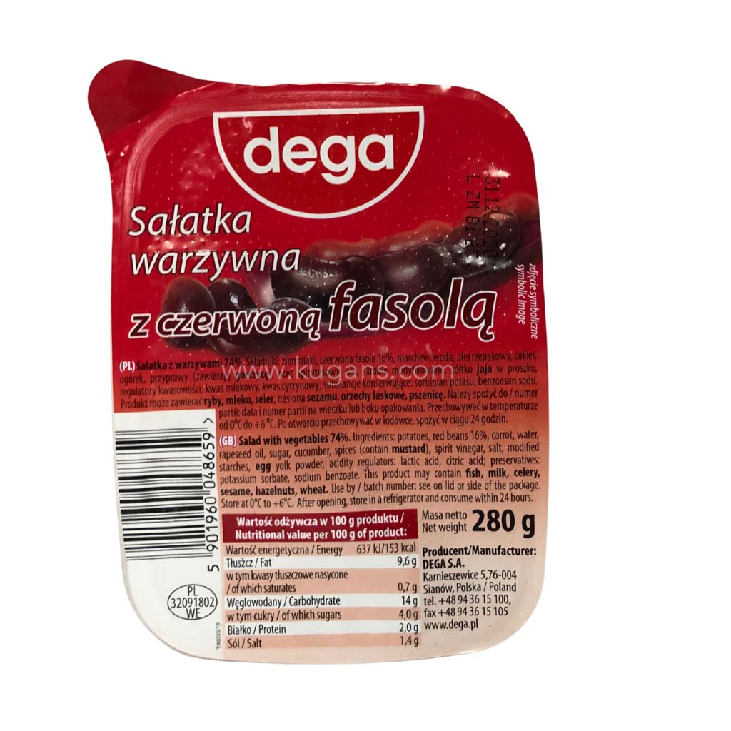 Buy cheap DEGA VEG SALAD RED BEANS Online