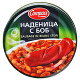 Buy cheap COMPASS SAUSAGE IN BEANS 300G Online