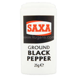 Buy cheap Saxa Ground Black Pepper 25g Online