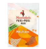 Buy cheap NANDOS PERI PERI RUB MED 25G Online