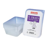 Buy cheap Caroline Trays With Lids 5pcs Online