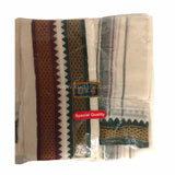 Buy cheap White Dhothi With Shawl 8x4 Online