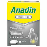 Buy cheap Anadin Gsl Ibuprofen 16s Online