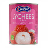 Buy cheap TOP OP LYCHEES IN SYRUP 565G Online
