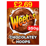 Buy cheap WEETOS CHOCOLATEY HOOPS 350G Online