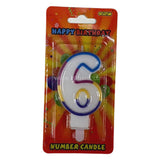 Buy cheap HAPPY BIRTHDAY CANDLE 6 Online