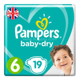 Buy cheap Pampers Baby Dry No6 - 19s Online