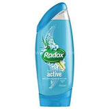 Buy cheap RADOX ACTIVE SHOWER GEL 250ML Online