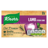 Buy cheap KNORR LAMB STOCK CUBES 8S Online