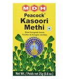 Buy cheap MDH PEACOCK KASOORI METHI 25G Online