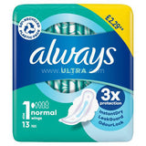 Buy cheap Always Ultra Normal 13pcs Online