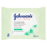 Buy cheap JOHNSONS CLEANSING WIPES 25S Online